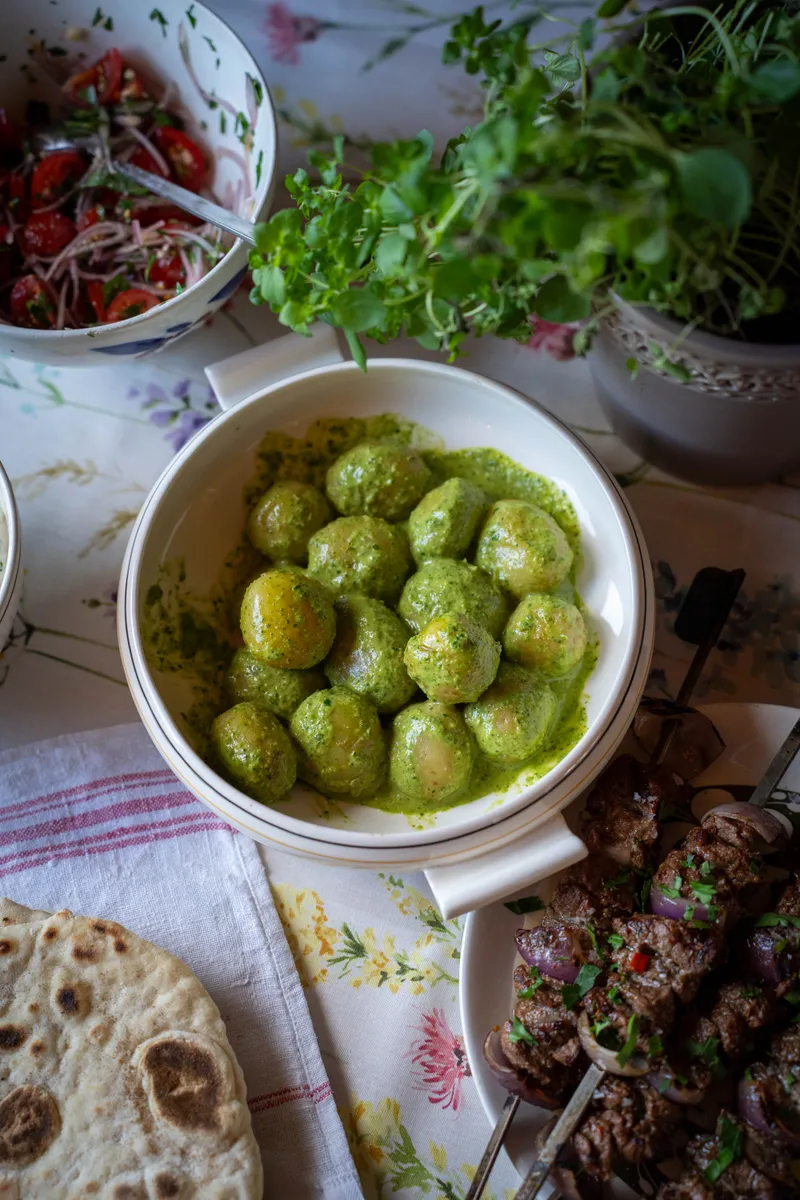 Poteter med salsa verde