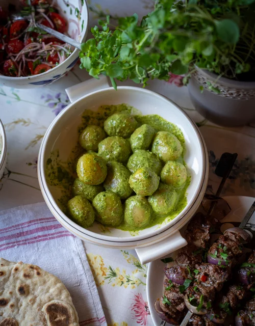 Poteter med salsa verde