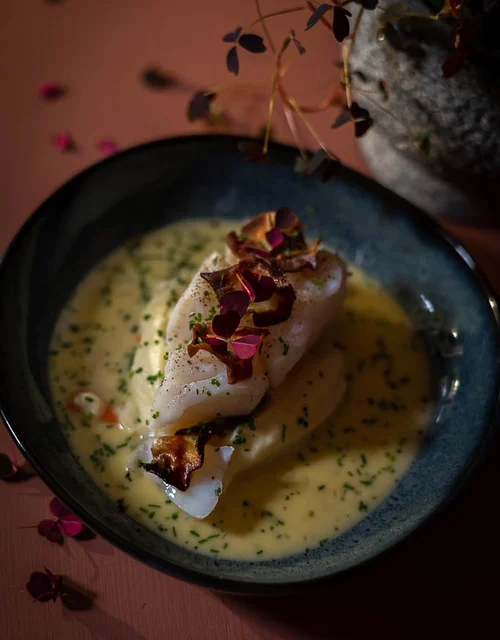 Skrei med smørsaus