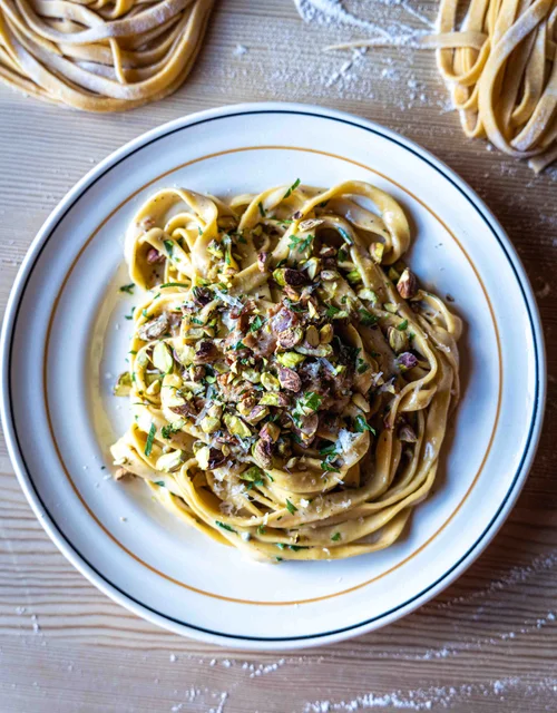 Pasta med blåmuggost