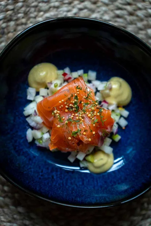 Gravet laks med fennikelsalat