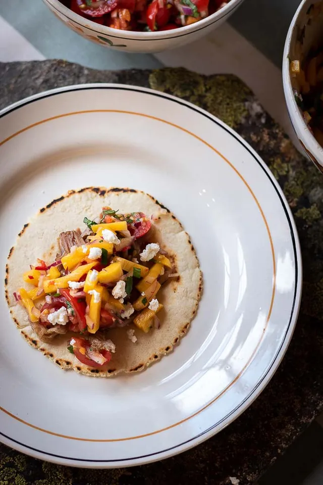 Taco med svinenakke